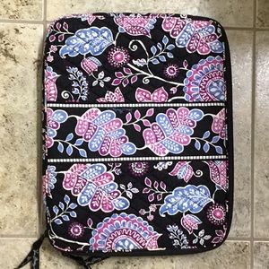 Vera Bradley Laptop Sleeve Bag black multicolor Alpine Floral